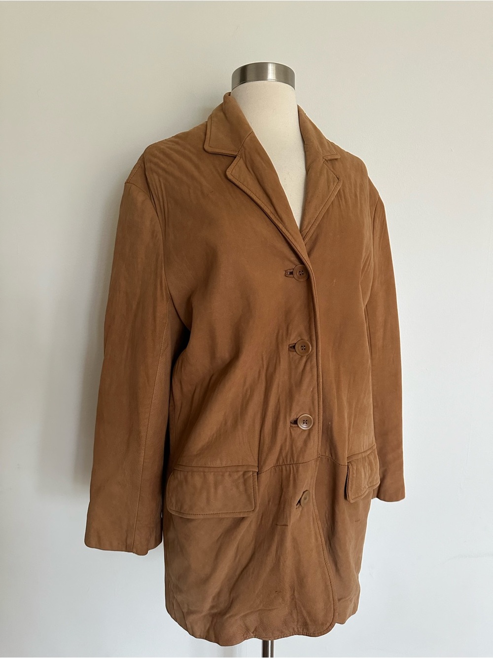 VINTAGE COACH 100% Genuine Leather Jacket Sz M
